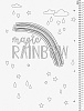 Тетрадь Brunnen Колледж Premium Magic Rainbow на пружине, клетка, 90 гр/м2, А4, 80 листов Розовый-3