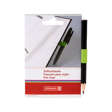 Петля для ручки и карандаша Brunnen Colour Code, самоклеящаяся Зеленый - 2