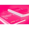 Тетрадь Brunnen Premium Colour Code, на пружине, микроперфорация, клетка, 90 гр/м2, А4, 80 листов Розовый-6