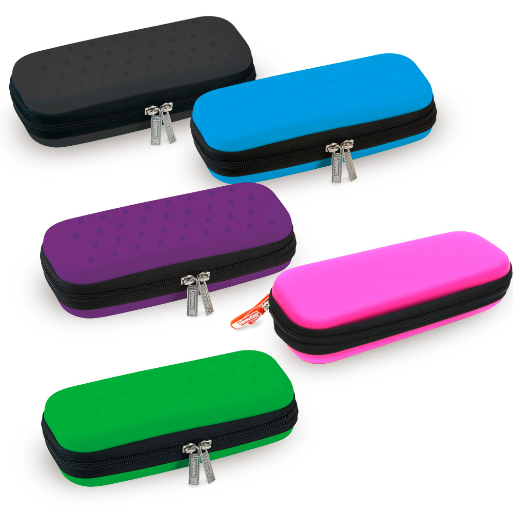 Пенал школьный Brunnen, на молнии, 21 х 8.5 х 4.5 см Розовый-7