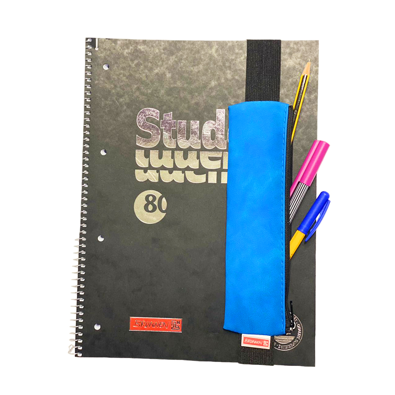 Пенал Brunnen Colour Code, для карандашей и ручек, резинка,  21 x 5 x 1 см,