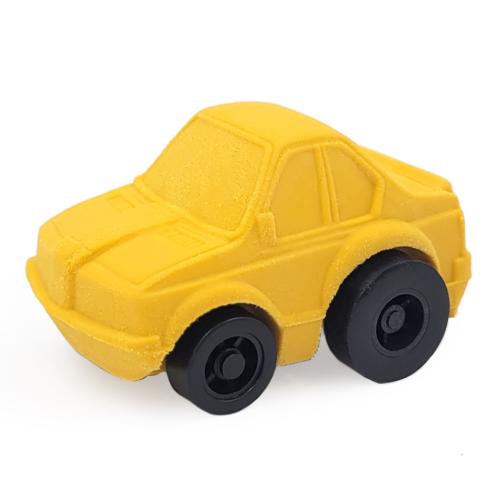 Ластик Brunnen Машинка, 3 х 4 см Желтый-4