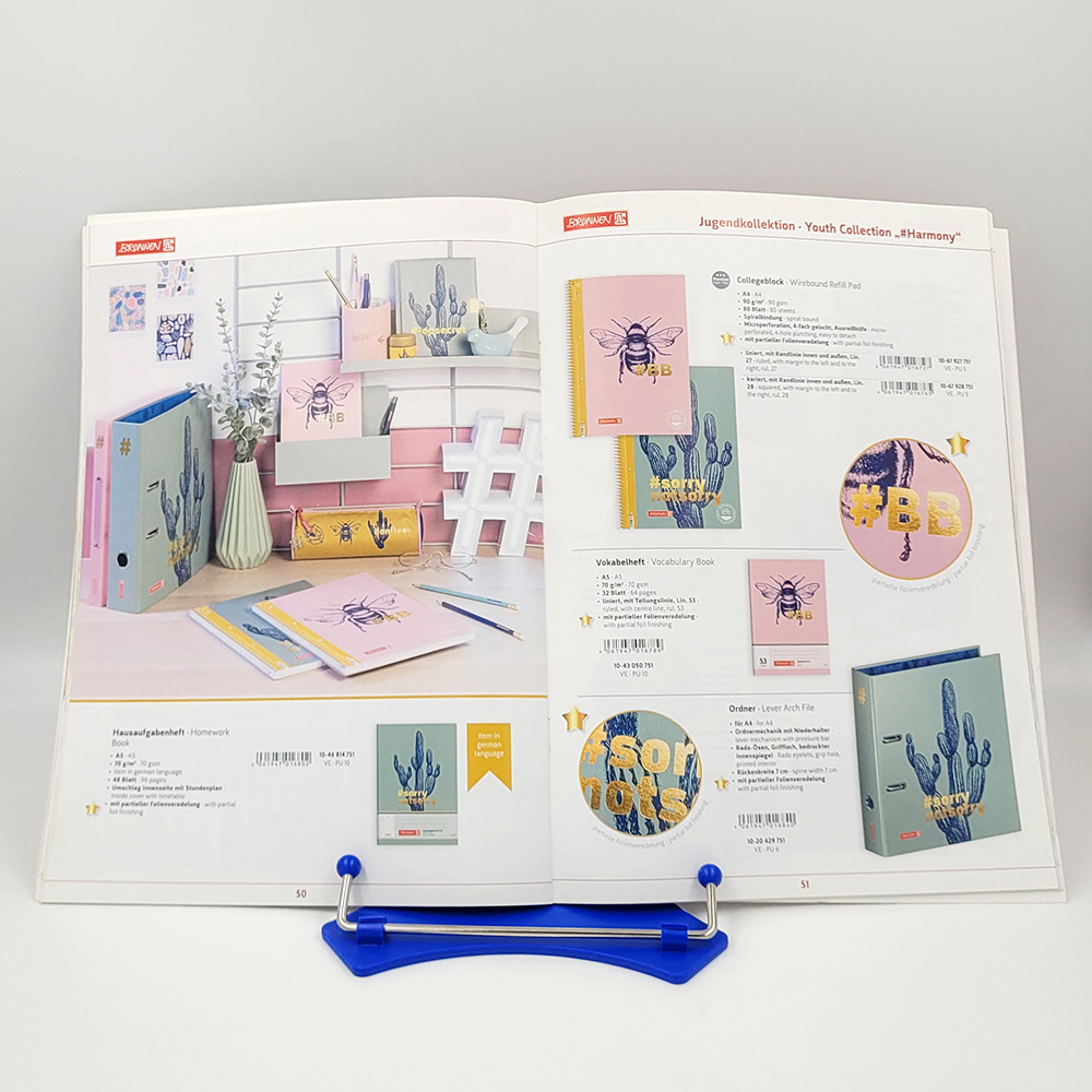 Подставка для учебников Brunnen, металл+пластик, 16 х 19 x 19.8 см Черный-6