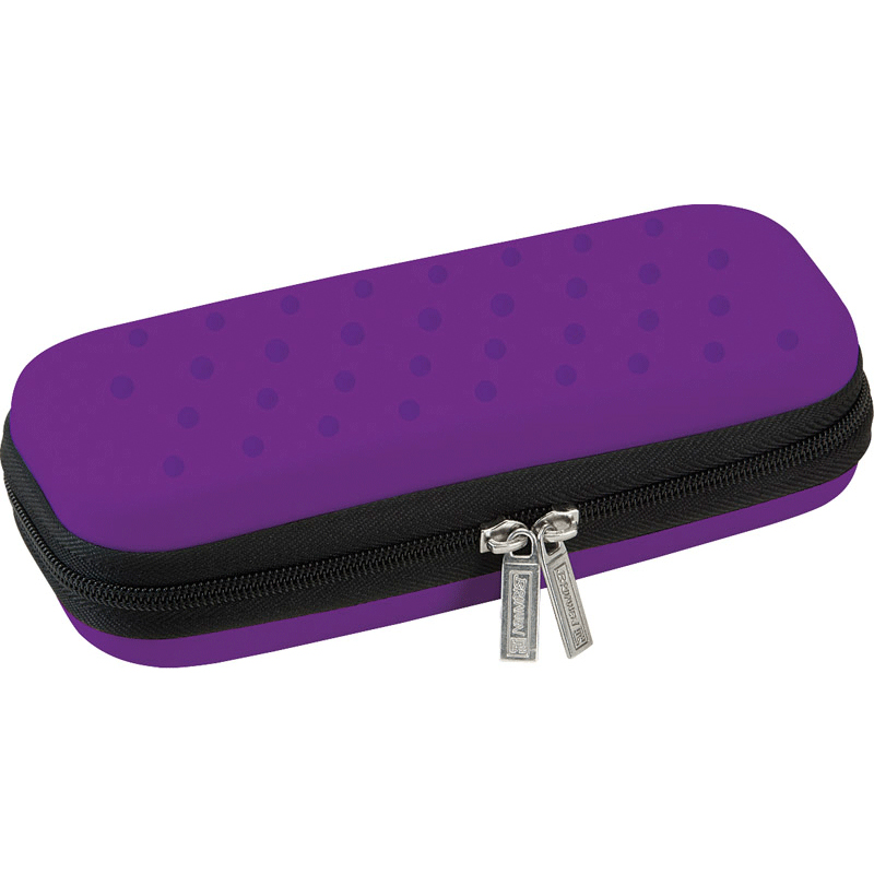 Пенал школьный Brunnen, на молнии, 21 х 8.5 х 4.5 см Розовый-1