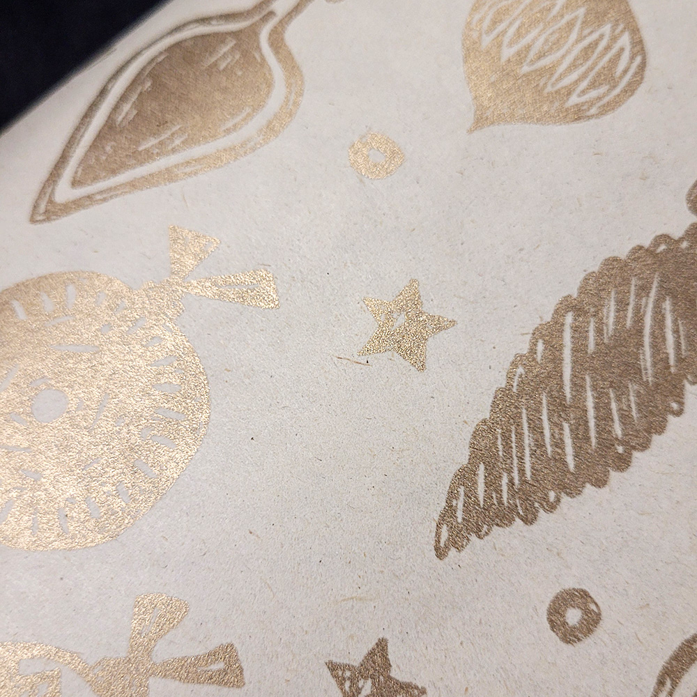 Бумага упаковочная для подарков рулон Stewo Esai, 0.7 x 2 м Новогодние шары-5