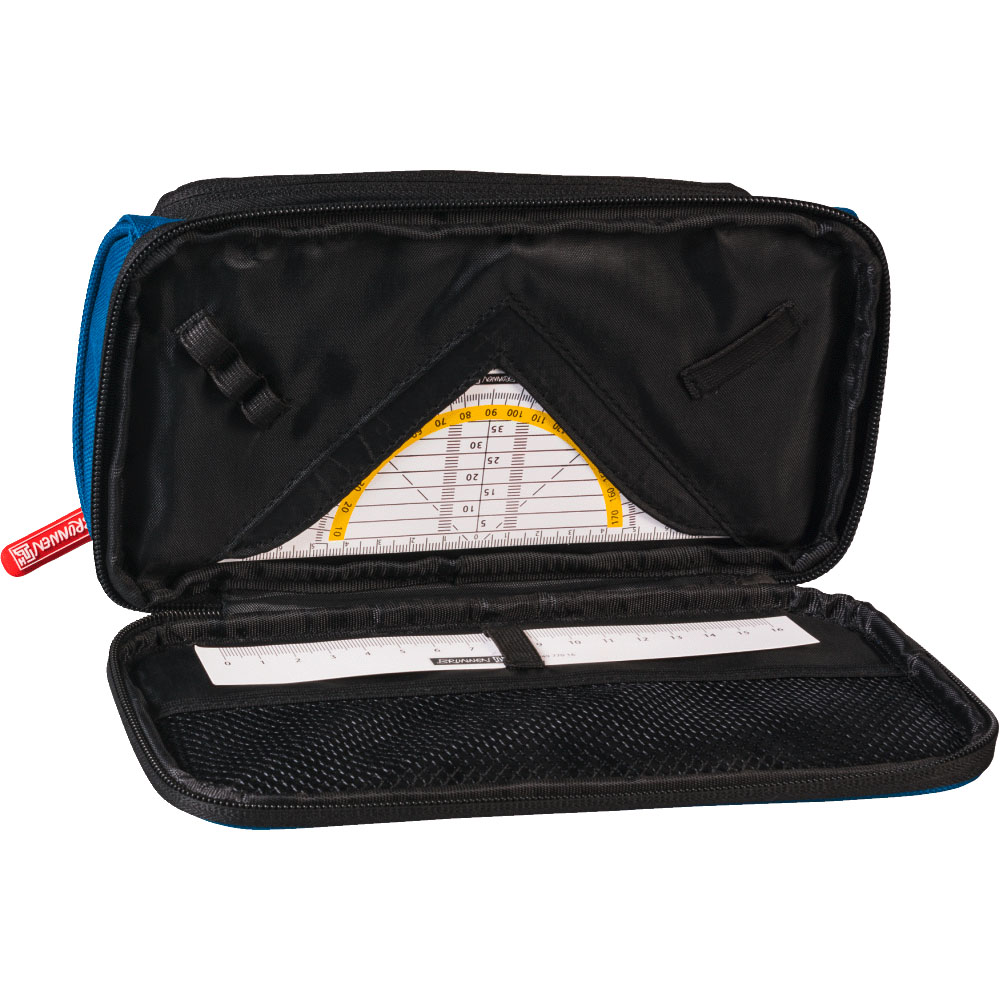 Пенал школьный Brunnen Case Duo, на молнии, 22 х 11 х 6 см Розово-зеленый-12