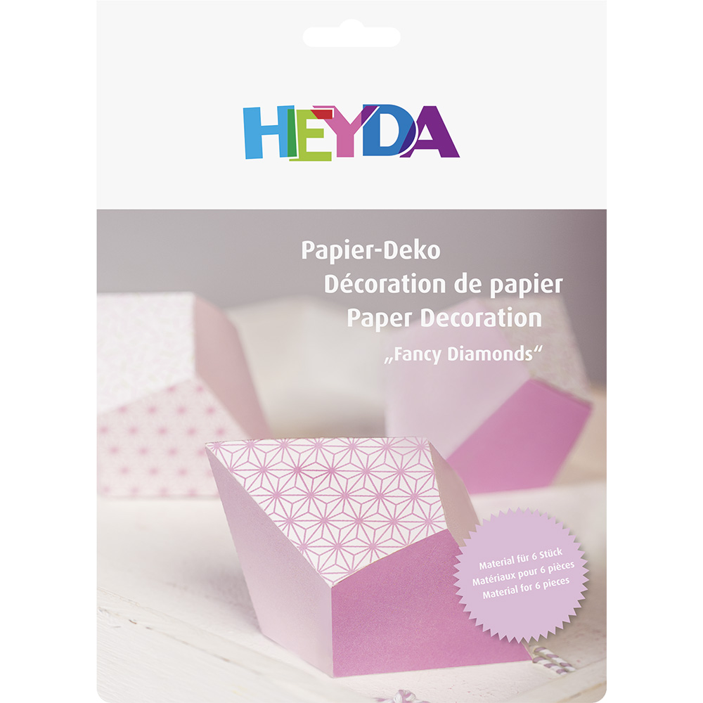 Бумага для декорирования и оригами Brunnen Heyda Fancy Diamonds Бордо-2