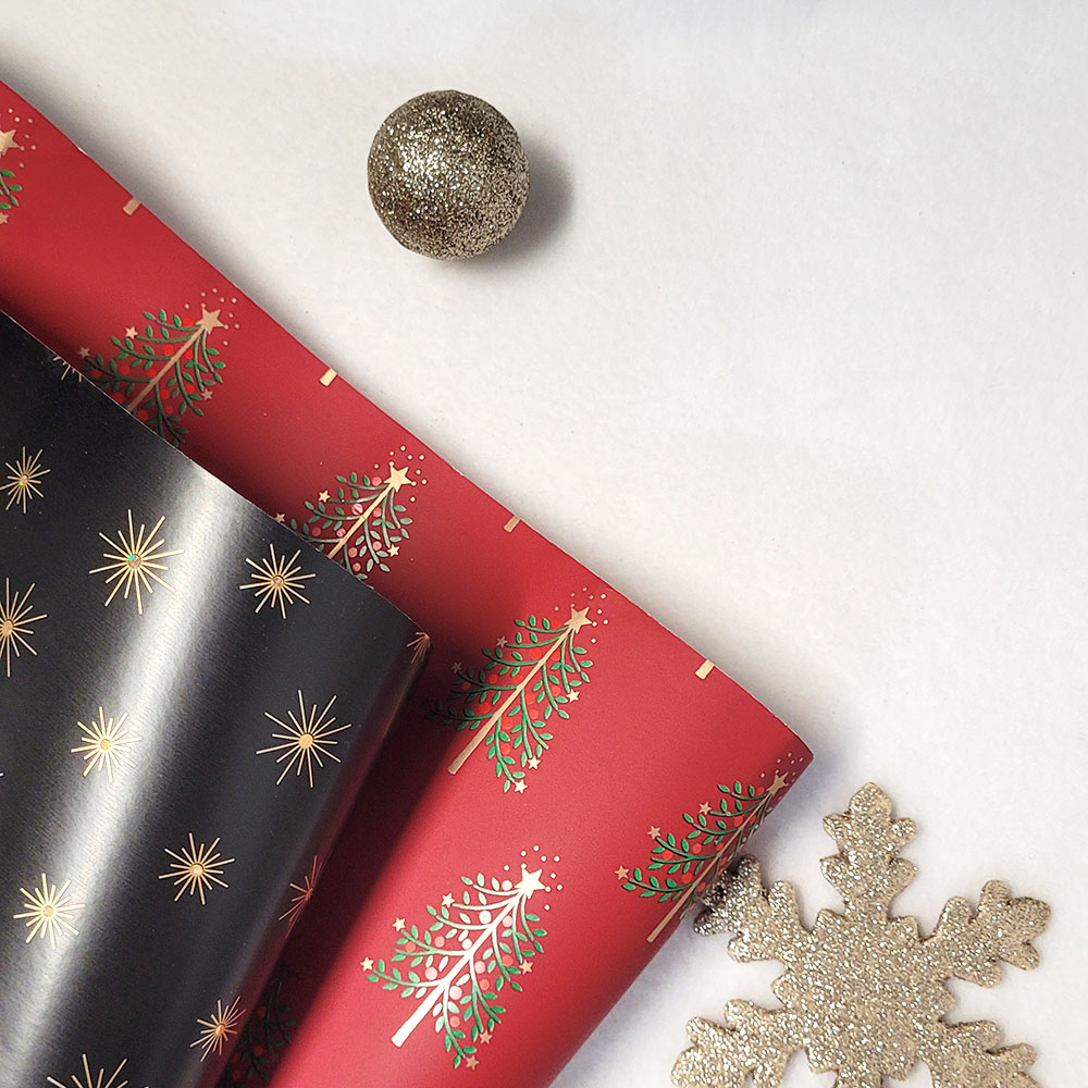 Бумага упаковочная для подарков рулон Stewo Bert, 0.7 x 2 м Новогодний-4