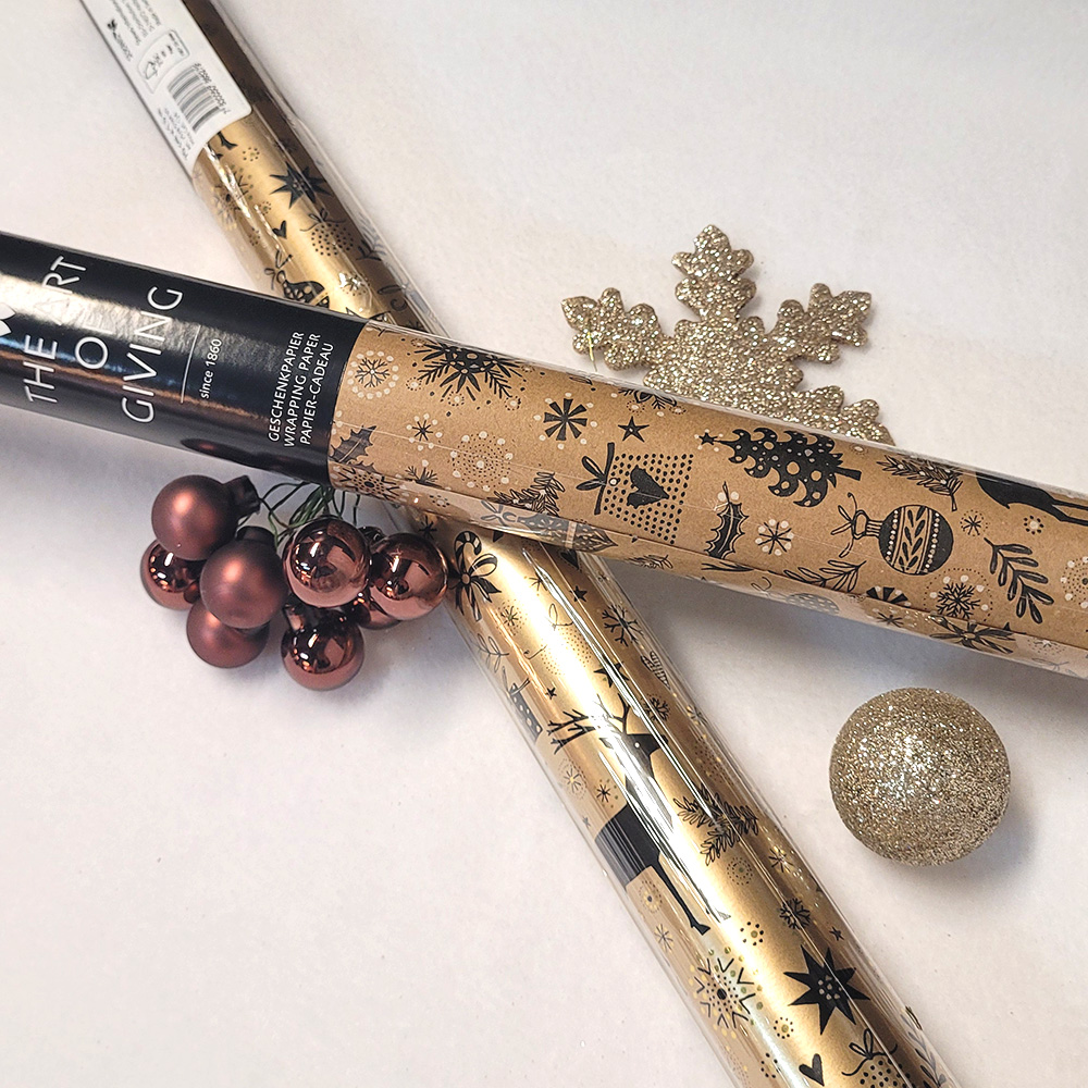 Бумага упаковочная для подарков рулон Stewo Cedric, 0.7 x 1.5 м Новогодний-6