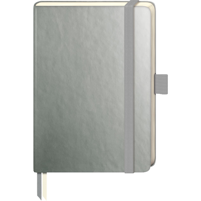 Блокнот Brunnen Компаньон Металлик, на резинке, точка, 80 гр/м2, 12.5 х 19.5 см, 96 листов Золотой металлик-7