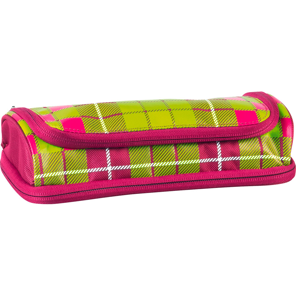 Пенал школьный Brunnen Case Duo, на молнии, 22 х 11 х 6 см Розово-зеленый-1