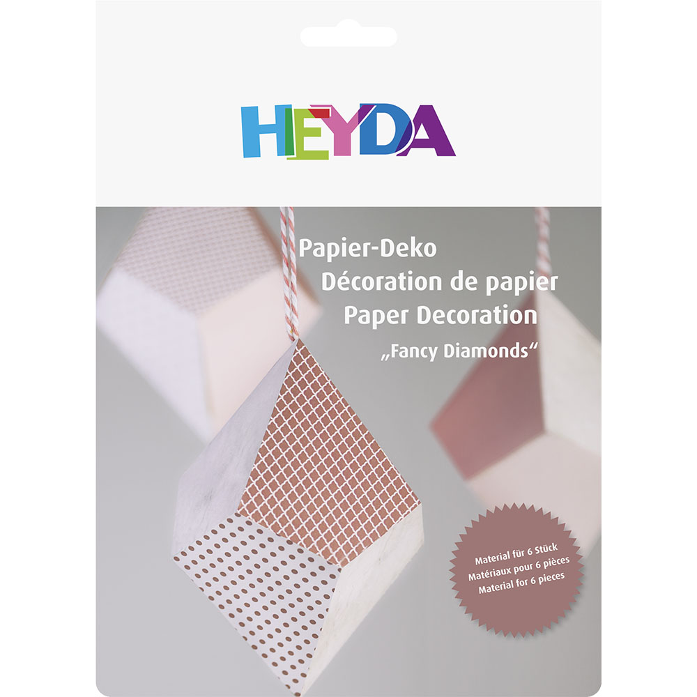 Бумага для декорирования и оригами Brunnen Heyda Fancy Diamonds Коричневый