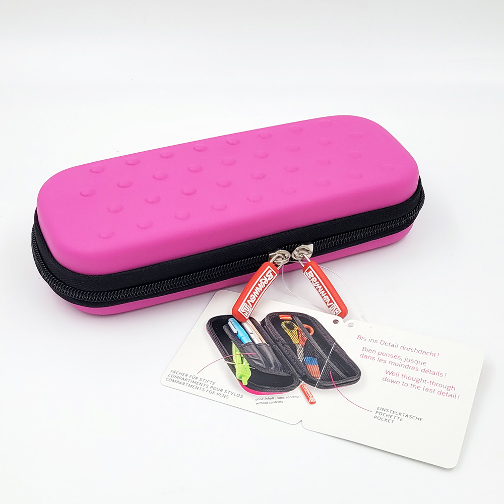 Пенал школьный Brunnen, на молнии, 21 х 8.5 х 4.5 см Розовый-2