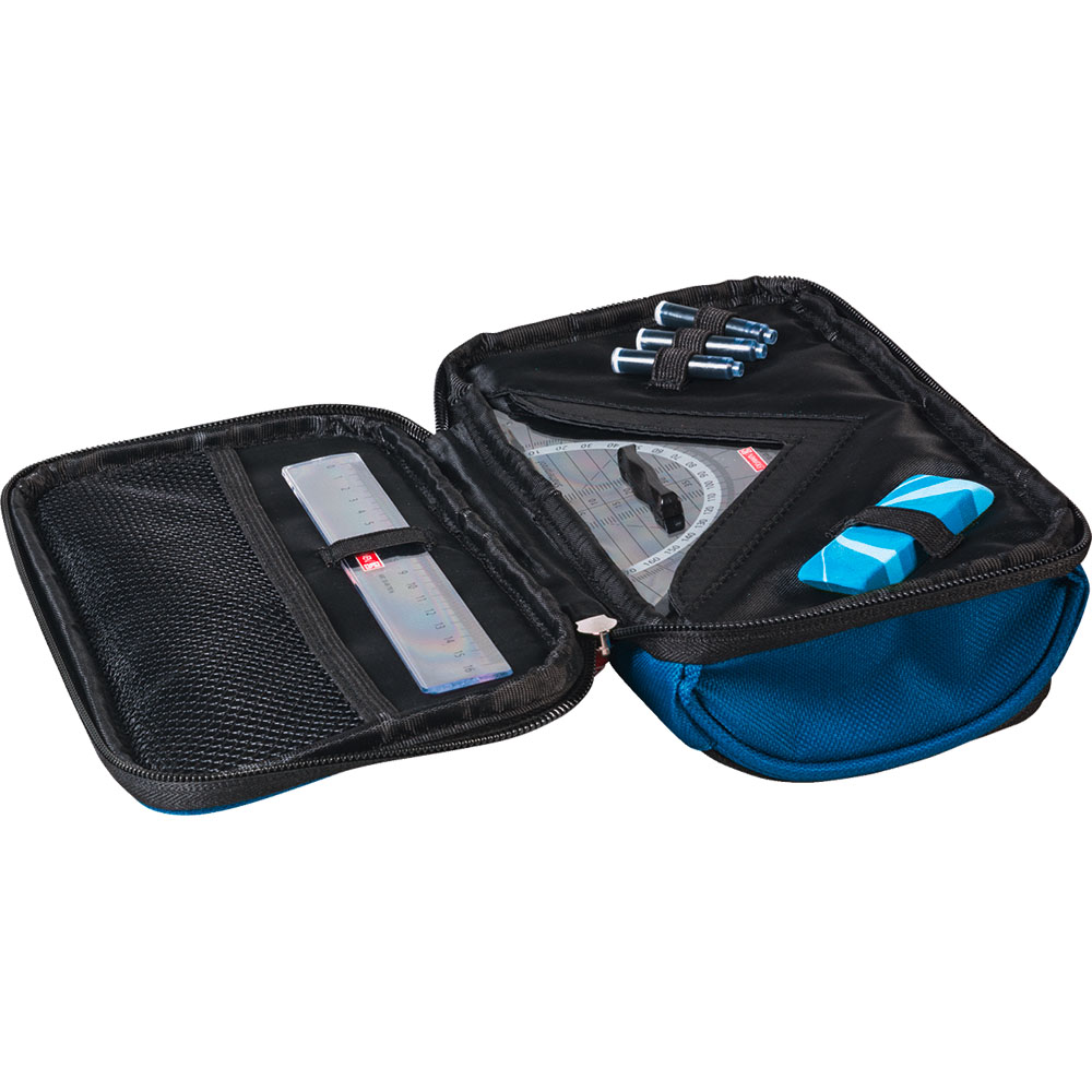 Пенал школьный Brunnen Case Duo, на молнии, 22 х 11 х 6 см Розово-зеленый-9