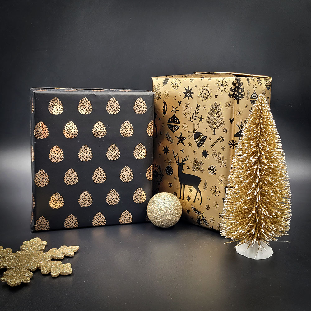 Бумага упаковочная для подарков рулон Stewo Cedric, 0.7 x 1.5 м Новогодний-5