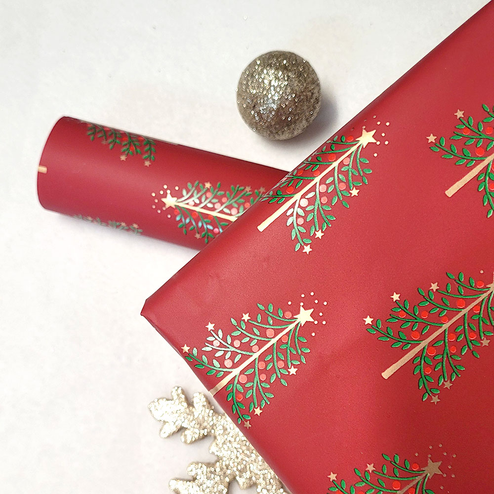 Бумага упаковочная для подарков рулон Stewo Bert, 0.7 x 2 м Новогодний-2