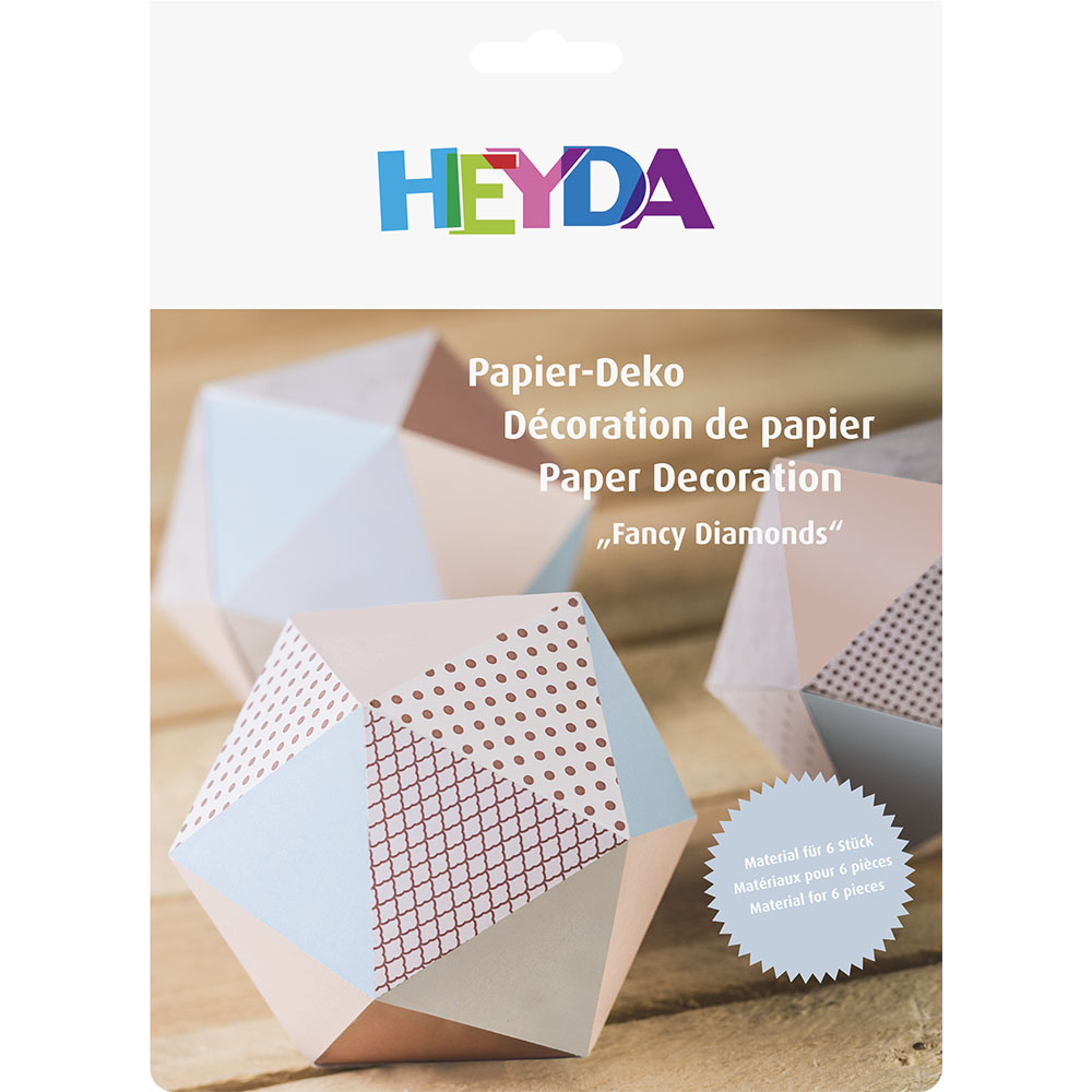 Бумага для декорирования и оригами Brunnen Heyda Fancy Diamonds Синий-8
