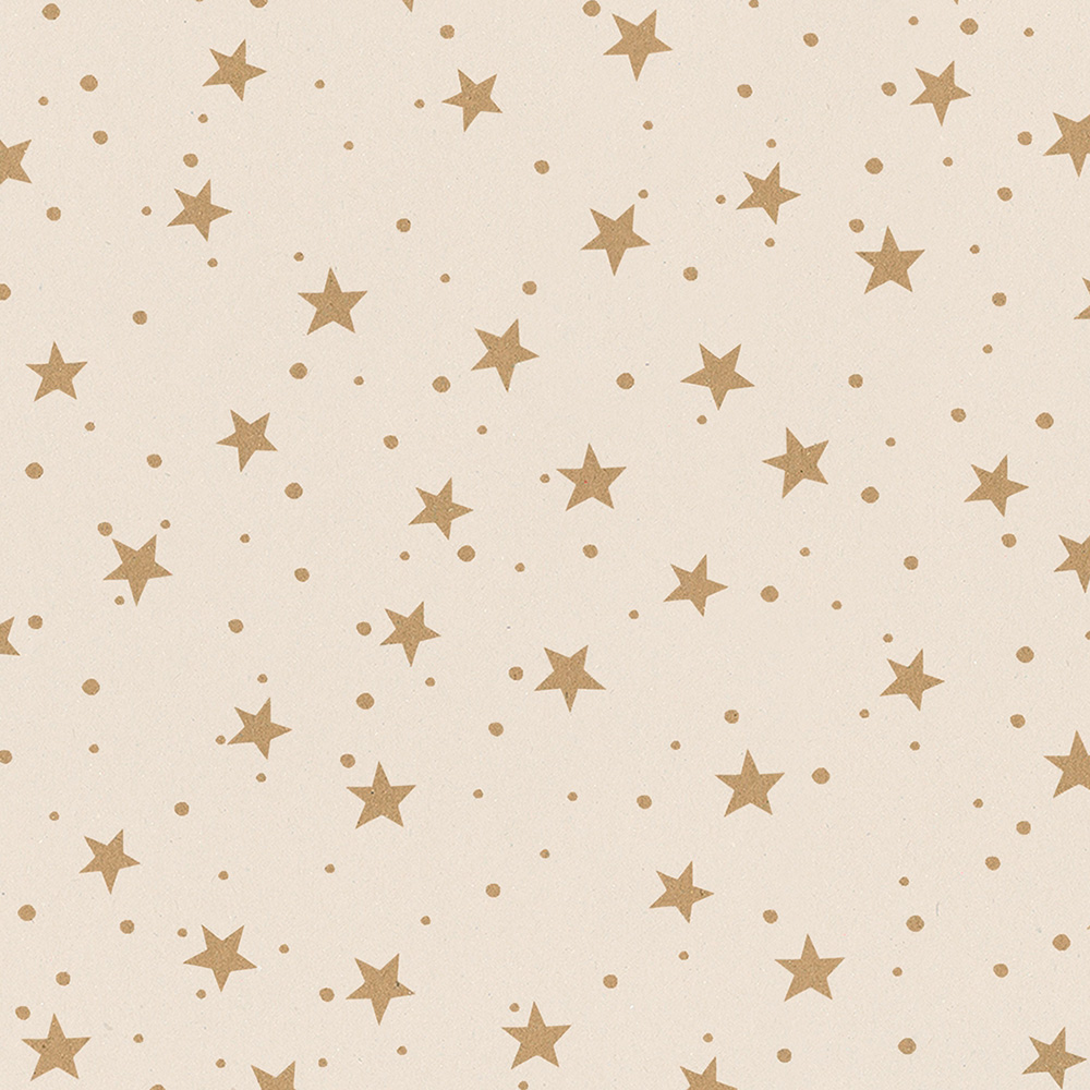 Бумага упаковочная для подарков рулон Stewo Neal, 0.7 x 2 м Звезды-2