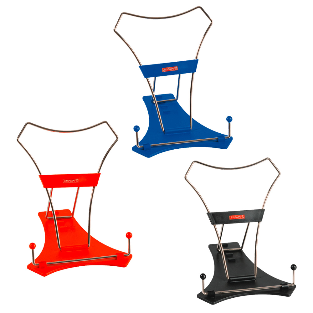 Подставка для учебников Brunnen, металл+пластик, 16 х 19 x 19.8 см Черный-1