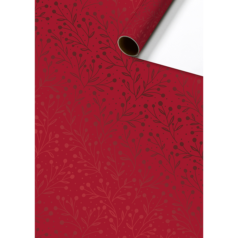 Бумага упаковочная Stewo Jenara, 0.7 x 1.5 м Красный