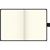 Блокнот Brunnen Компаньон Классик, на резинке, точка, 80 гр/м2, А4, 96 листов, черный Черный-2