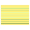 Карточки для картотеки Brunnen, линейка, 190 гр/м2, А8, 100 штук Желтый-6