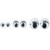 Глаза для игрушек Brunnen Knorr Prandell, с ресницами, 15 мм, 8 шт, блистер 8 штук-2