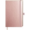 Блокнот Brunnen Компаньон Металлик, на резинке, точка, 80 гр/м2, 9.5 х 12.8 см, 96 листов Розовый металлик-2