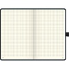 Блокнот Brunnen Компаньон Классик, на резинке, клетка, 80 гр/м2, 9.5 х 12.8 см, 96 листов, черный Черный-2