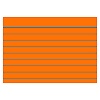 Карточки для картотеки Brunnen, линейка, 190 гр/м2, А8, 100 штук Оранжевый-3