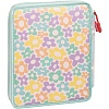 Пенал для пишущих принадлежностей Brunnen Happy Hippie XXL, с наполнением, 23 x 19 x 4 см Смайлики цветы-4