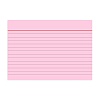 Карточки для картотеки Brunnen, линейка, 190 гр/м2, А6, 100 штук Розовый-8