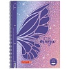 Тетрадь в линейку на пружине А4 Brunnen Premium Бабочка, микроперфорация, 90 гр/м2, 80 листов В линейку-11