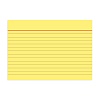 Карточки для картотеки Brunnen, линейка, 190 гр/м2, А6, 100 штук Желтый-8