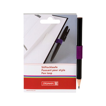 Петля для ручки и карандаша Brunnen Colour Code, самоклеящаяся Фиолетовый - 6